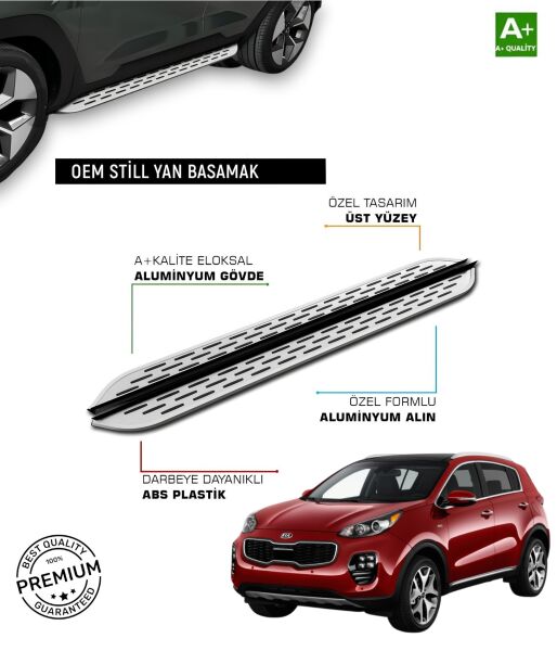 SPORTAGE 2016 2017 2018 2019 2020 2021 ARACA ÖZEL YAN BASAMAK