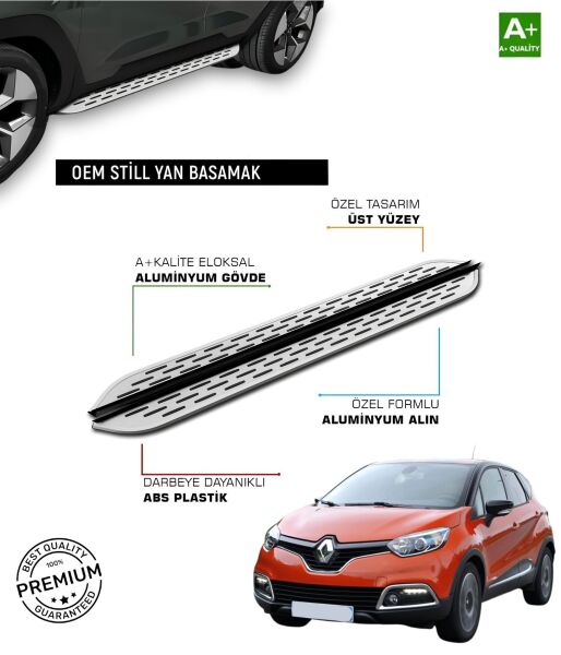 CAPTUR 2013 2014 2015 2016 2017 2018 2019 2020 ARACA ÖZEL YAN BASAMAK