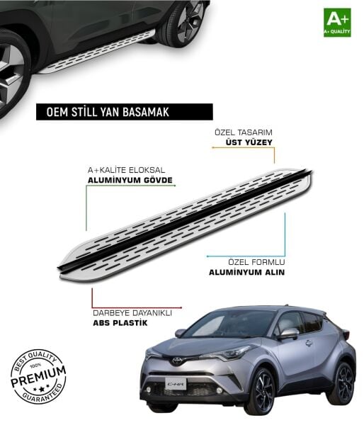 C-HR 2016 2017 2018 2019 2020 2021 2022 2023 2024 2025 ARACA ÖZEL YAN BASAMAK