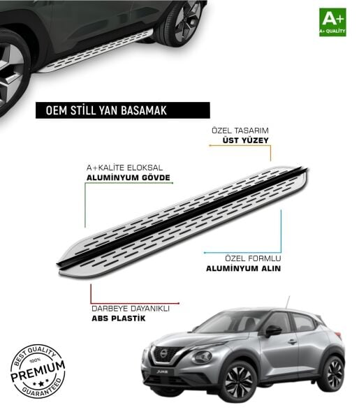 JUKE 2019 2020 2021 2022 2023 2024 2025 ARACA ÖZEL YAN BASAMAK
