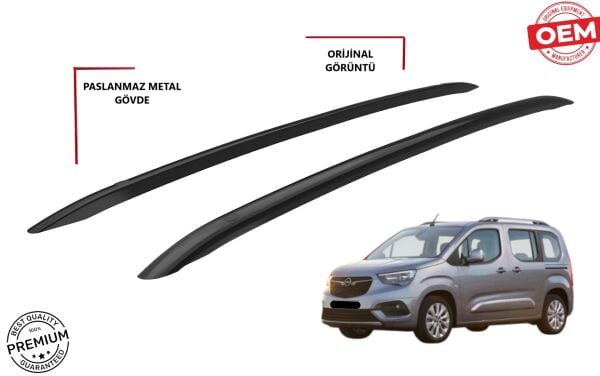 COMBO E KISA ŞASE YAPIŞIK PORT BAGAJ TAVAN ÇITASI SİYAH 2019 2020 2021 2022 2023 2024 2025 2026 2027