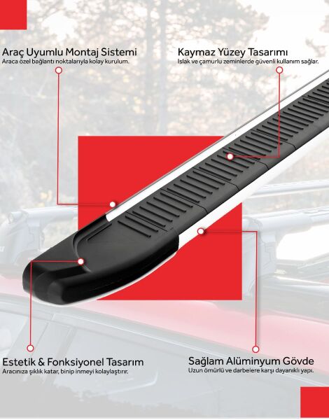 TUCSON ANTHR ARACA ÖZEL YAN BASAMAK 2016 2017 2018 2019 2020