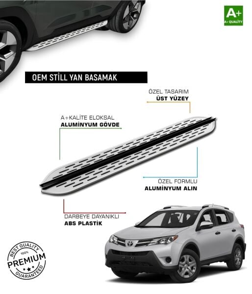 RAV4 2013 2014 2015 2016 2017 ARACA ÖZEL YAN BASAMAK