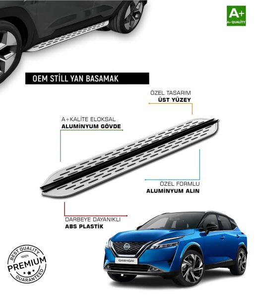 QASHQAİ 2021 2022 2023 2024 2025 ARACA ÖZEL YAN BASAMAK