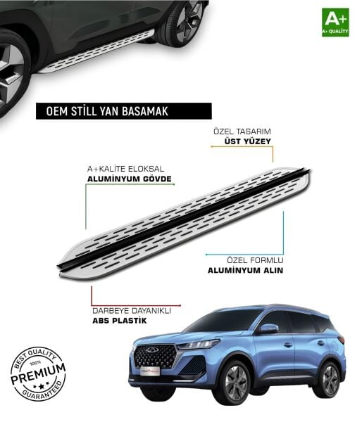 TİGGO 7 PRO 2022 2023 2024 2025 ARACA ÖZEL YAN BASAMAK