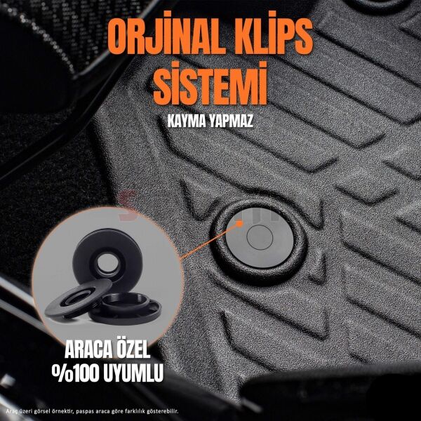 CAPTUR ARACA ÖZEL 3D PASPAS 2013 2014 2015 2016 2017 2018 2019