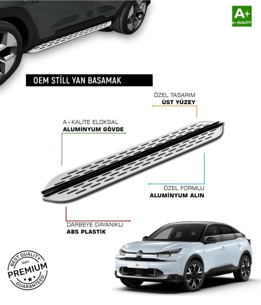 C4 2021 2022 2023 2024 2025 ARACA ÖZEL YAN BASAMAK