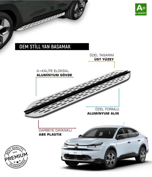 C4X 2022 2023 2024 2025 ARACA ÖZEL YAN BASAMAK