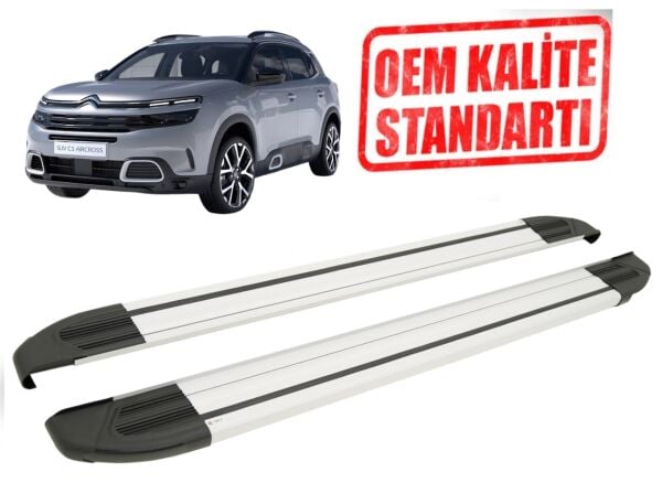 C5 AIRCROSS ARACA ÖZEL BRILLANT YAN BASAMAK 2017 2018 2019 2020 2021 2022 2023 2024