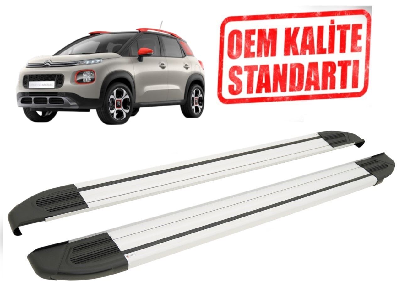 C3 AIRCROSS ARACA ÖZEL BRILLANT YAN BASAMAK 2018 2019 2020 2021 2022 2023 2024 2025