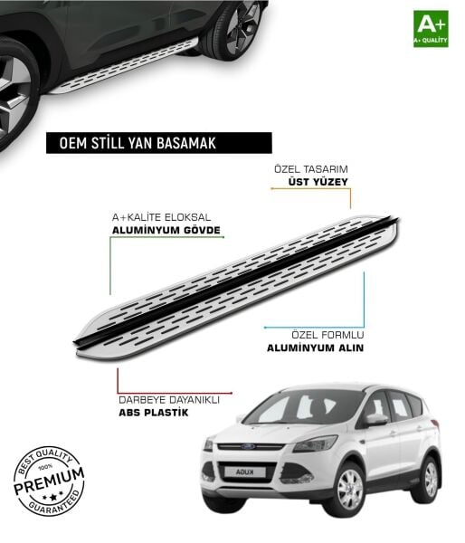 KUGA 2 2013 2014 2015 2016 2017 2018 2019 ARACA ÖZEL YAN BASAMAK