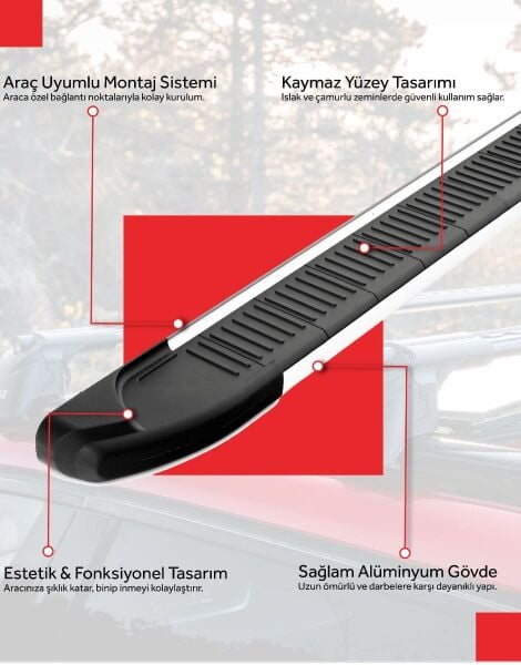 CROSSLAND ARACA ÖZEL ANTHR YAN BASAMAK  2020 2021 2022 2023 2024 2025 GRİ