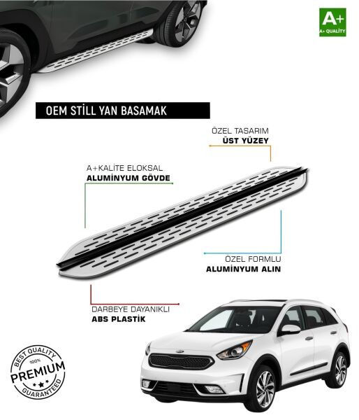 NİRO 2017 2018 2019 2020 2021 2022 2023 2024 2025 ARACA ÖZEL YAN BASAMAK