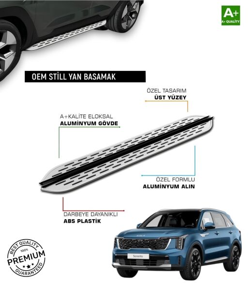 SORENTO 4 2022 2023 2024 2025 ARACA ÖZEL YAN BASAMAK