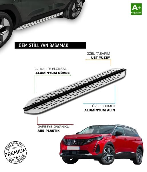 ''3008'' 2016 2017 2018 2019 2020 2021 2022 2023 2024 2025 ARACA ÖZEL YAN BASAMAK