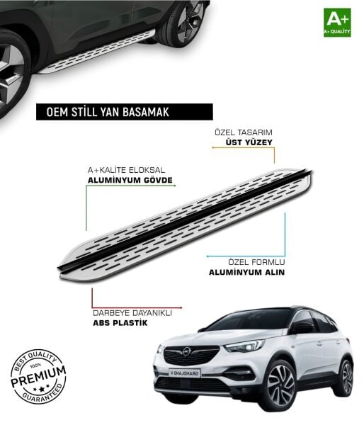 GRANDLAND-X 2017 2018 2019 2020 2021 2022 2023 2024 ARACA ÖZEL YAN BASAMAK