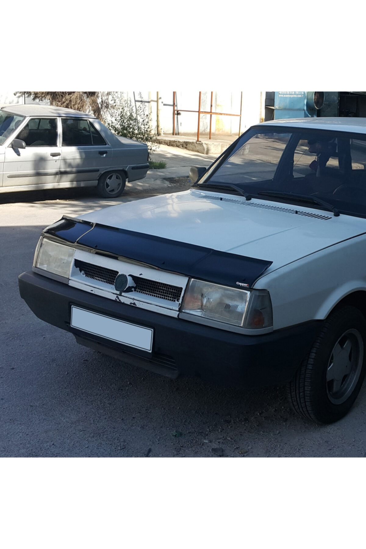 Fiat Doğan-şahin Ön Kaput Koruma Rüzgarlığı Parlak Siyah Deflektör 2000 2001 2002