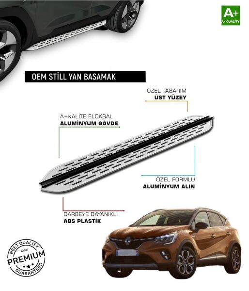 CAPTUR 2020 2021 2022 2023 2024 2025 ARACA ÖZEL YAN BASAMAK