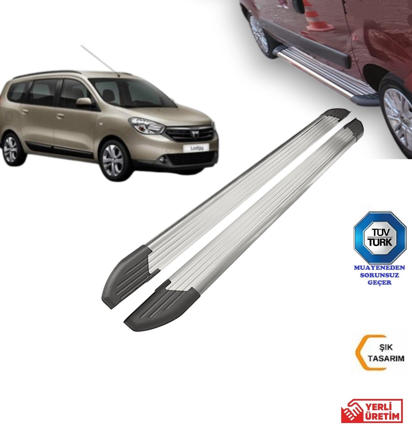 DACİA LODGY YAN BASAMAK KISA ŞASE 2013 2014 2015 2016 2017 2018 2019 2020 2021 2022 2023 2024