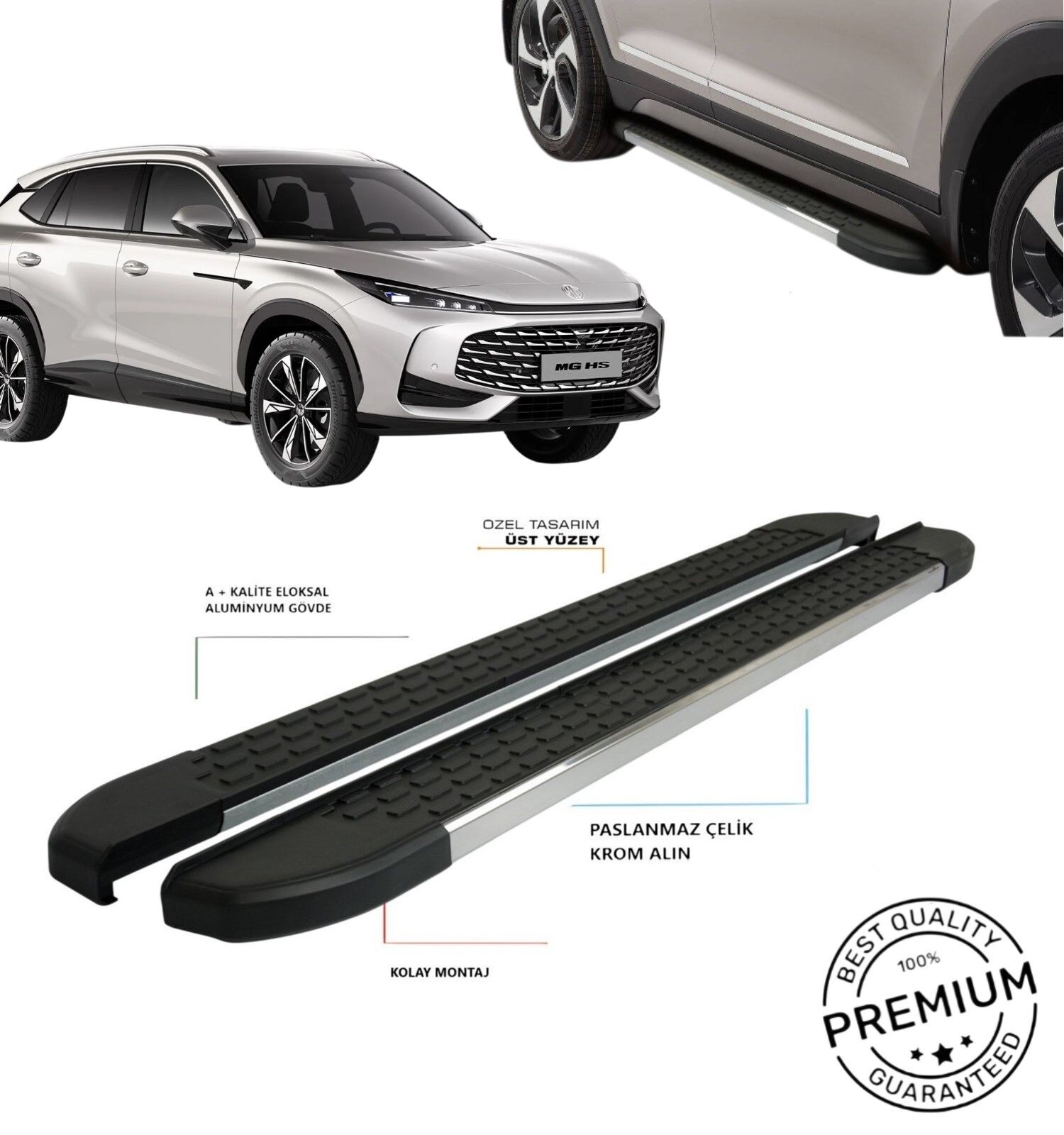 MG HS ARACA ÖZEL YAN BASAMAK 2025 2026 2027 NVD