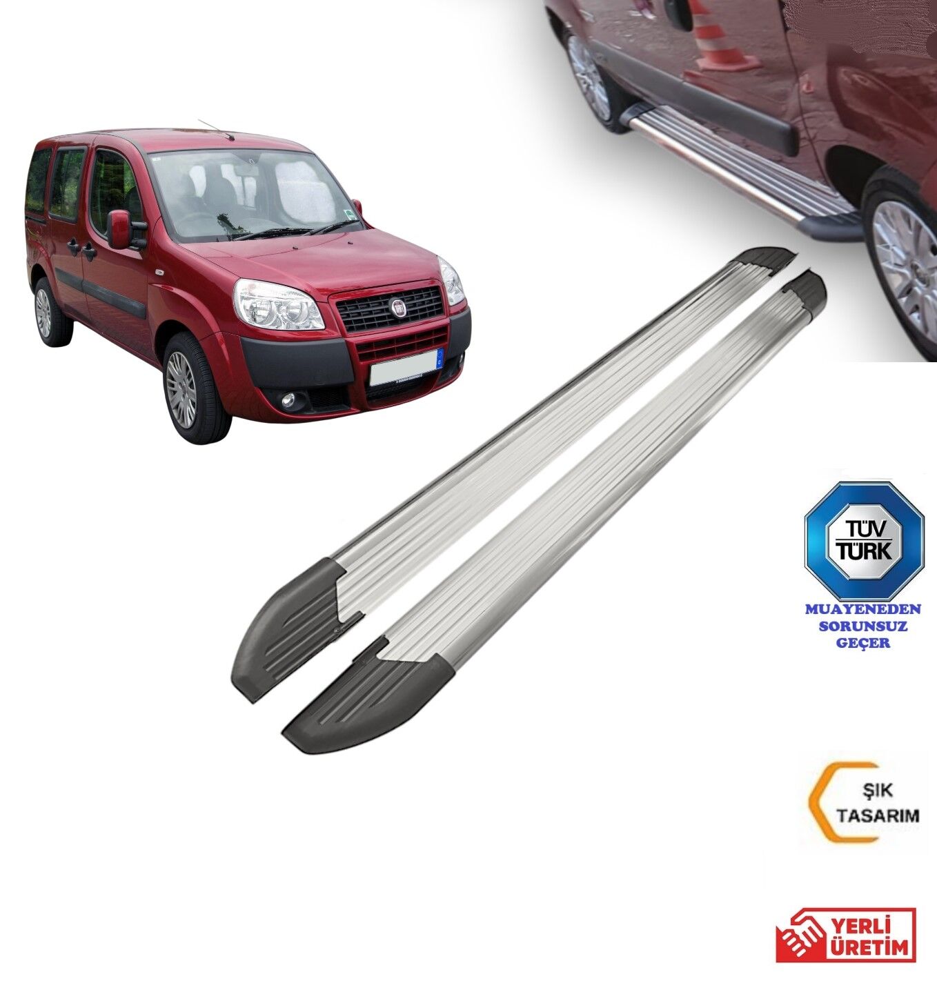 DOBLO KISA ŞASE DİCLE YAN BASAMAK 2001 2002 2003 2004 2005 2006 2007 2008 2009