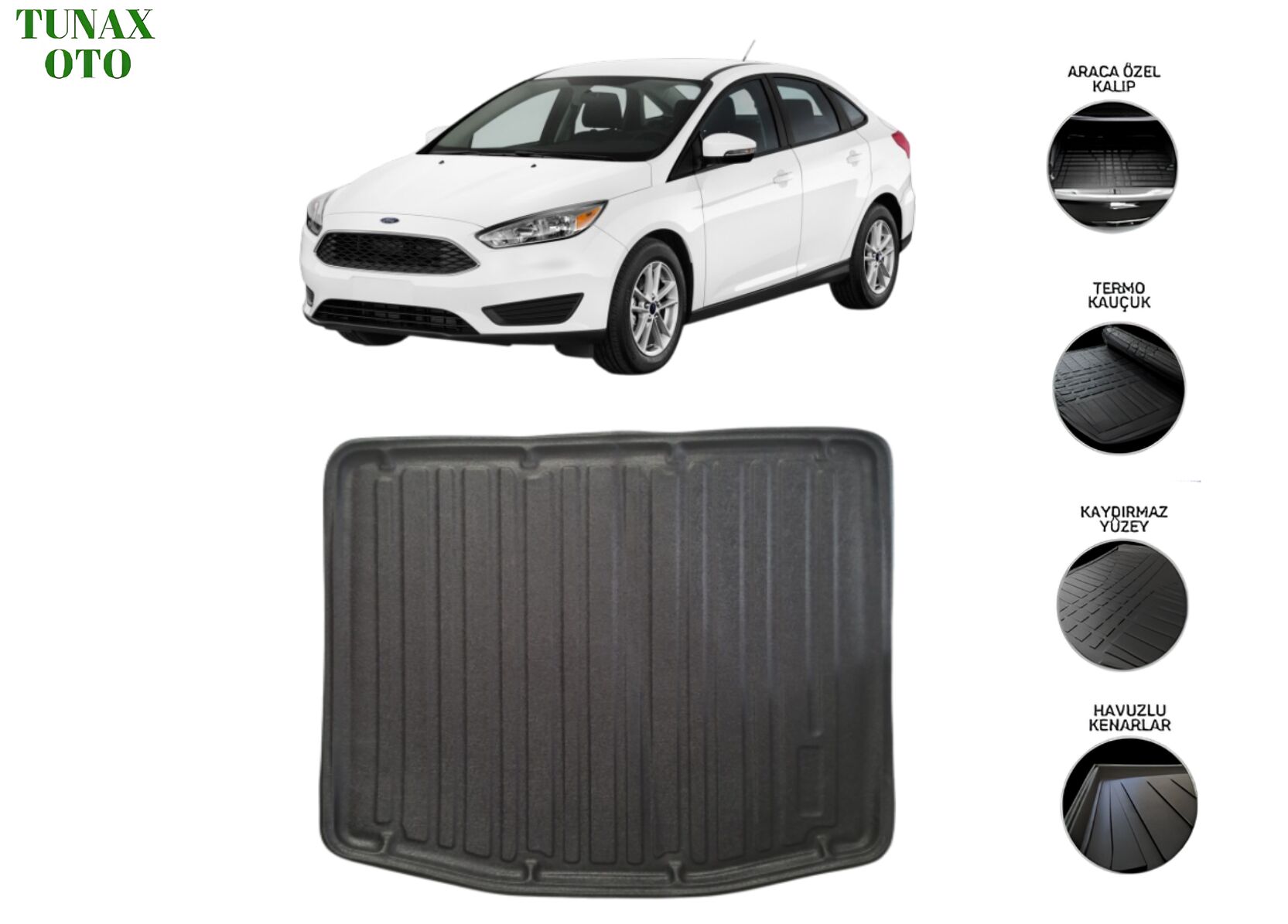 FOCUS SEDAN KALIN YÜKSEK Z STEPNE BAGAJ HAVUZU 2015 2016 2017