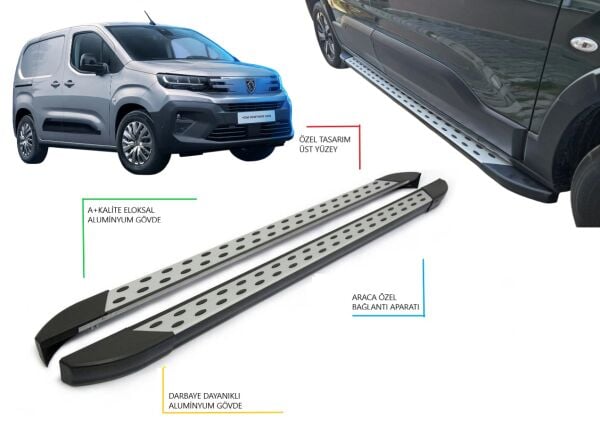 PARTNER PANEL VAN KISA ŞASE NOKTALI YAN BASAMAK 2019 2020 2021 2022 2023 2024 2025 2026 2027