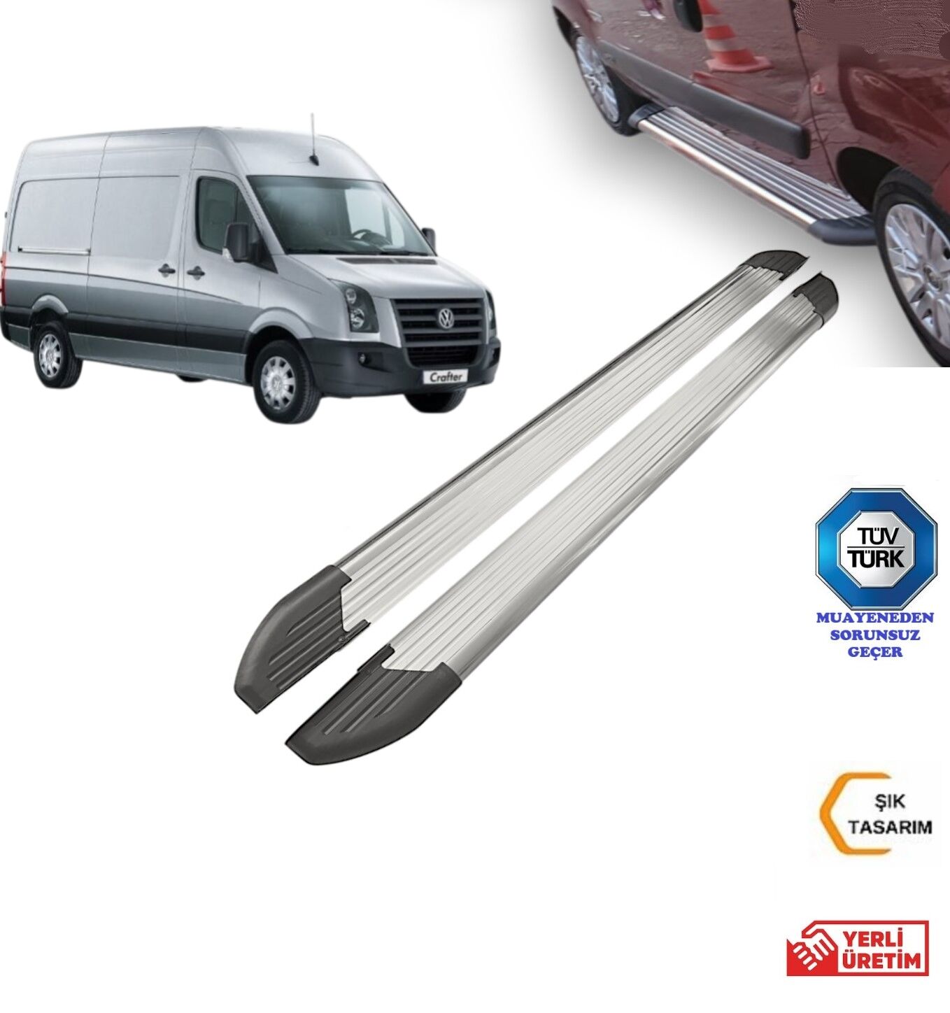 CRAFTER KISA ŞASE YAN BASAMAK 2006 2007 2008 2009 2010 2011 2012 2013 2014 2015 2016