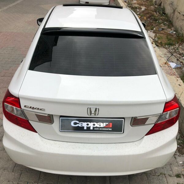 HONDA CIVIC 2012 2013 2014 2015 ARKA CAM ÜSTÜ SPOYLER SPOİLER SİYAH
