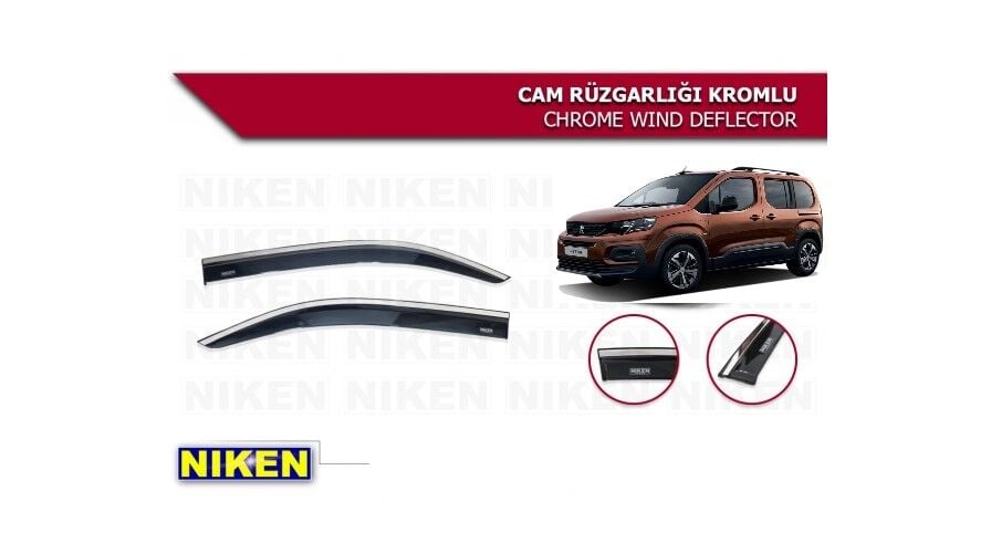 RİFTER ARACA ÖZEL NİKEN KROMLU İKİLİ 2 Lİ KROMLU CAM RÜZGARLIĞI 2019 2020 2021 2022 2023 2024