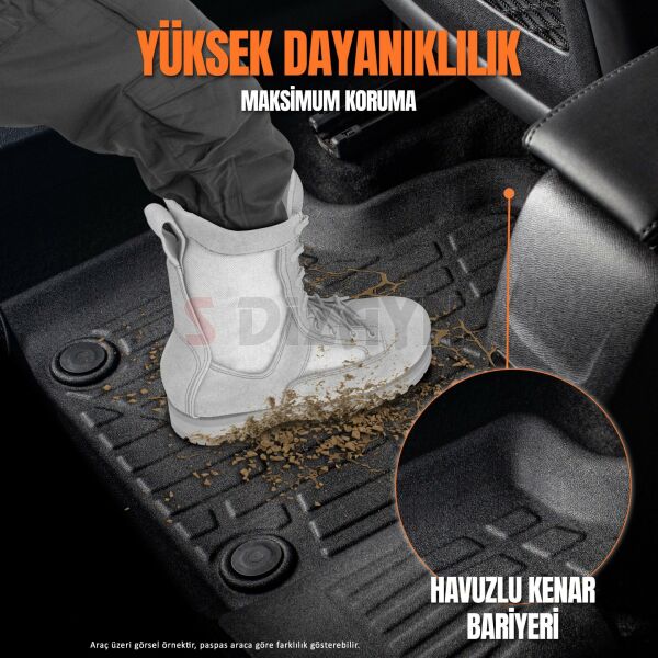 AUDİ Q4 E-TRON ARACA ÖZEL 3D PASPAS 2024 2025 2026 2027