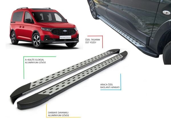 TOURNEO CONNECT KISA ŞASE NOKTALI YAN BASAMAK 2022 2023 2024 2025 2026 2027