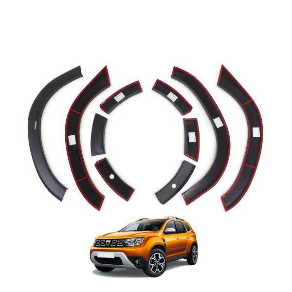 Dacia Duster Çamurluk Dodik 2018 2019 2020 2021 2022 2023 2024  8 Parça Set SİYAH