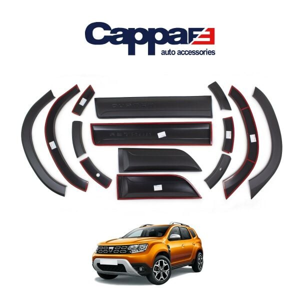 Dacia Duster Dodik ÇAMURLUK KAPI KOMPLE SET 2018 2019 2020 2021 2022 2023 2024 SİYAH