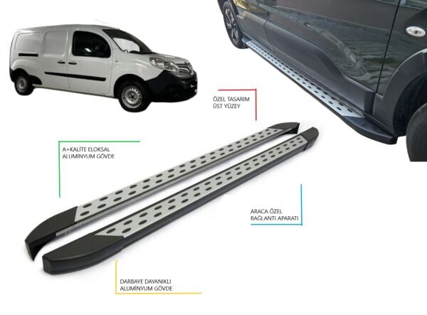 KANGOO EXPRESS MAXİ UZUN ŞASE NOKTALI YAN BASAMAK 2008-2020
