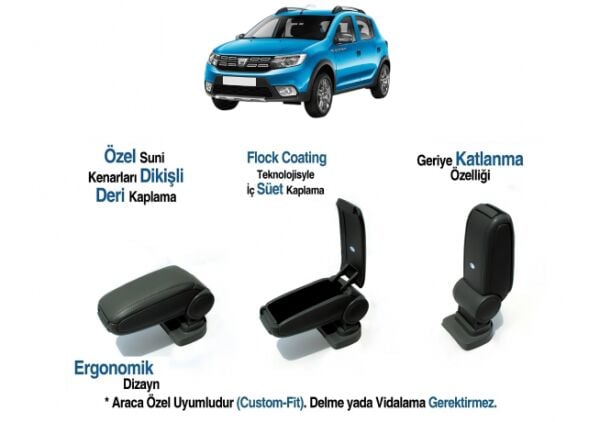 SANDERO ARACA ÖZEL KOLÇAK 2017 2018 2019 2020
