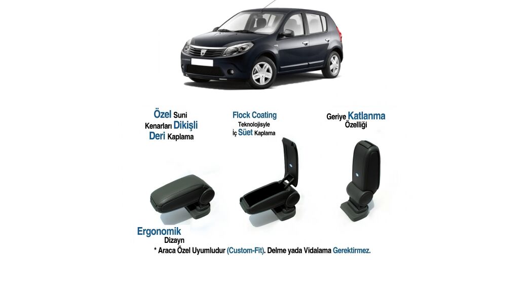 SANDERO ARACA ÖZEL GMAX KOLÇAK 2007 2008 2009 2010 2011 2012