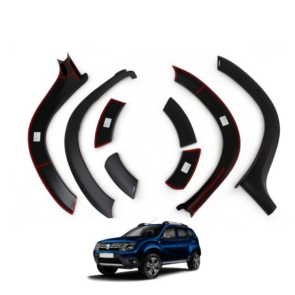 Dacia Duster Çamurluk Dodik 2013-2017 Yılı Arası Yılı Arası 8 Parça SİYAH