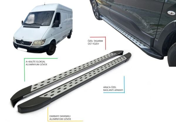 SPRİNTER UZUN  ŞASE NOKTALI YAN BASAMAK 1995-2006