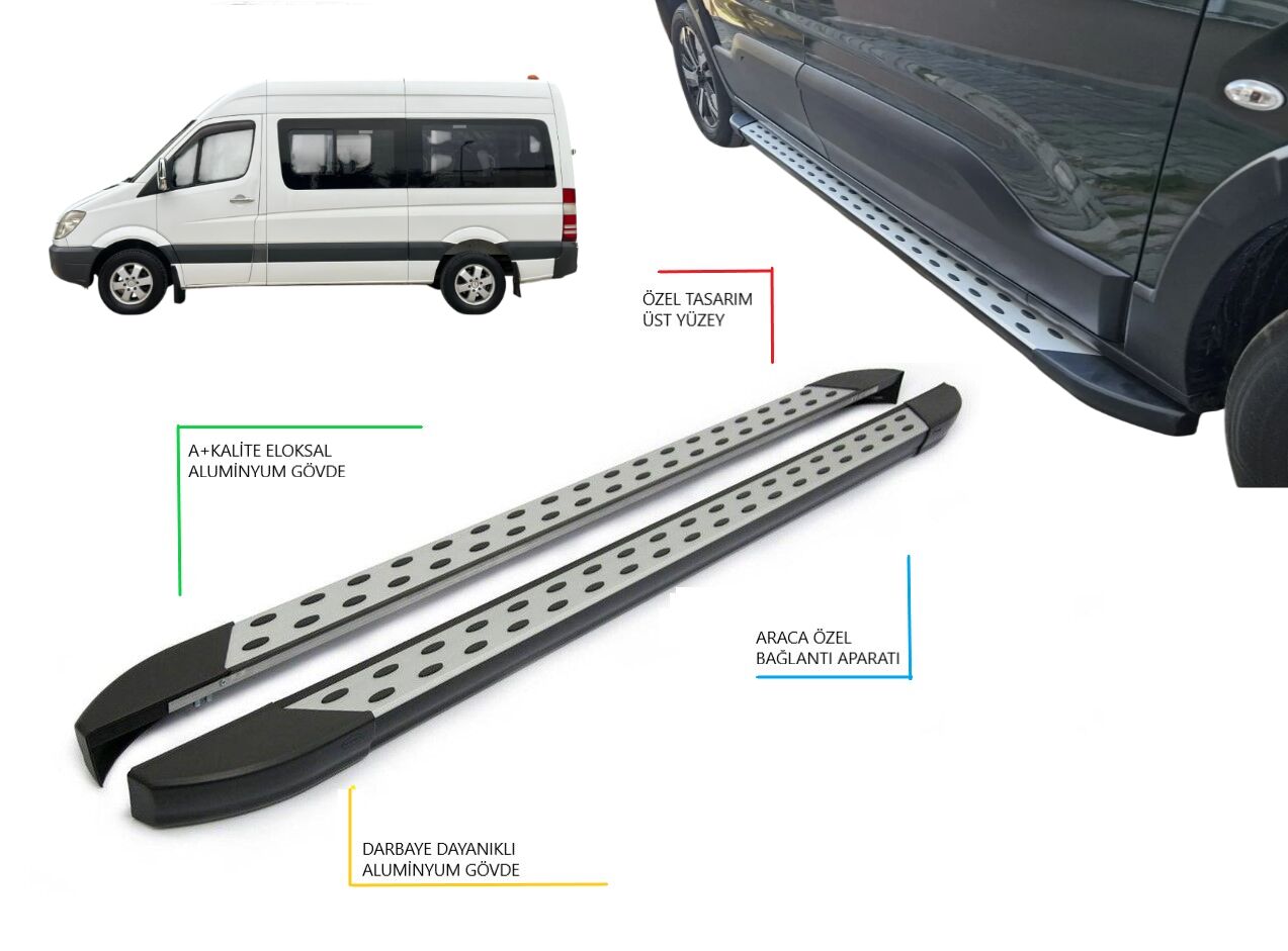 SPRİNTER W906 KISA ŞASE NOKTALI YAN BASAMAK 2006-2017