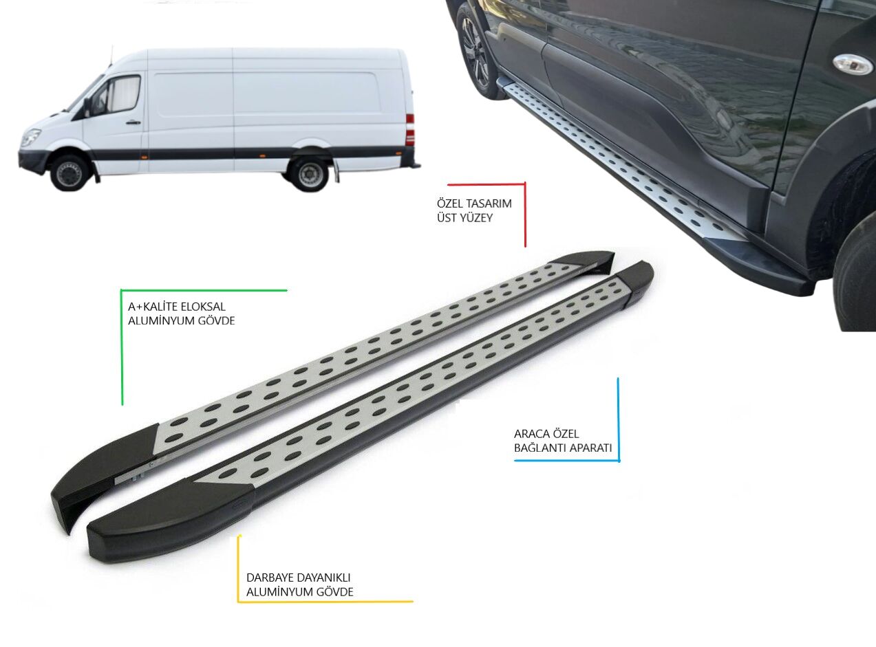 SPRİNTER W906 UZUN ŞASE NOKTALI YAN BASAMAK 2006-2017