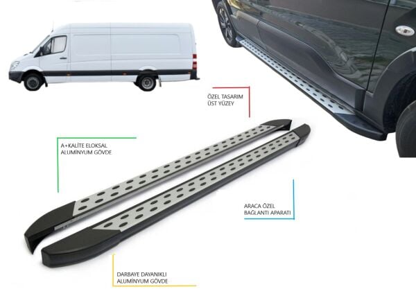 SPRİNTER W906 UZUN ŞASE NOKTALI YAN BASAMAK 2006-2017