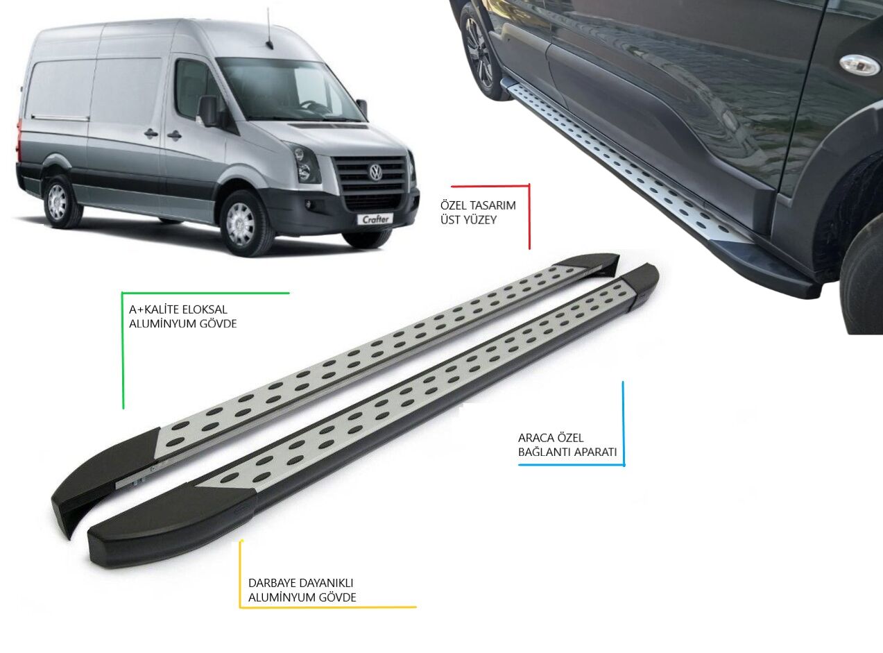 CRAFTER KISA ŞASE NOKTALI YAN BASAMAK 2006-2017