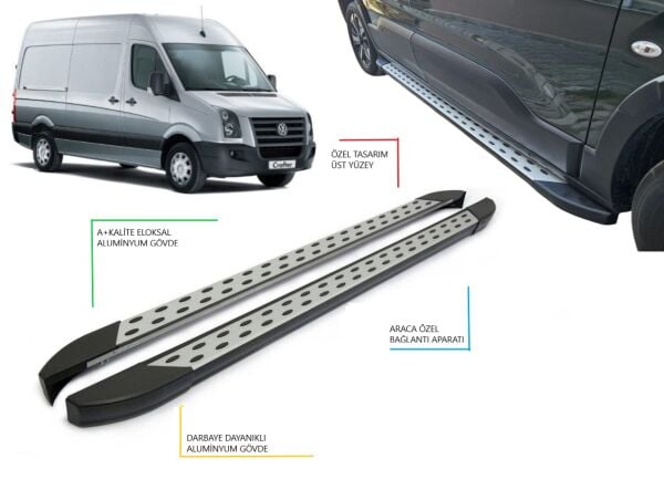 CRAFTER KISA ŞASE NOKTALI YAN BASAMAK 2006-2017