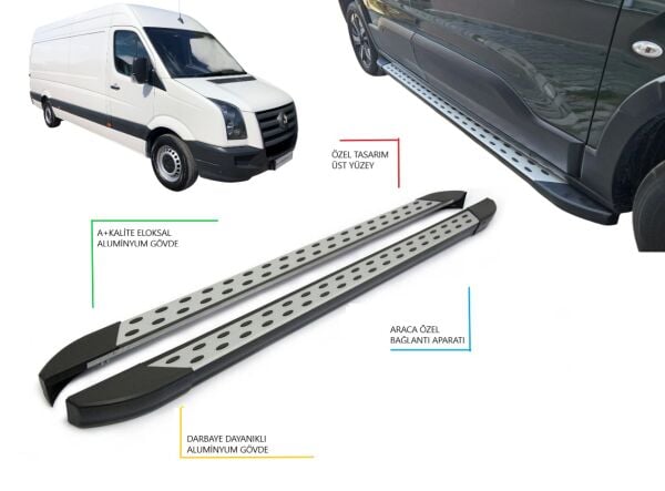 crafter 06-17 kızılötesi yan basamak UZUN ŞASE  330CM