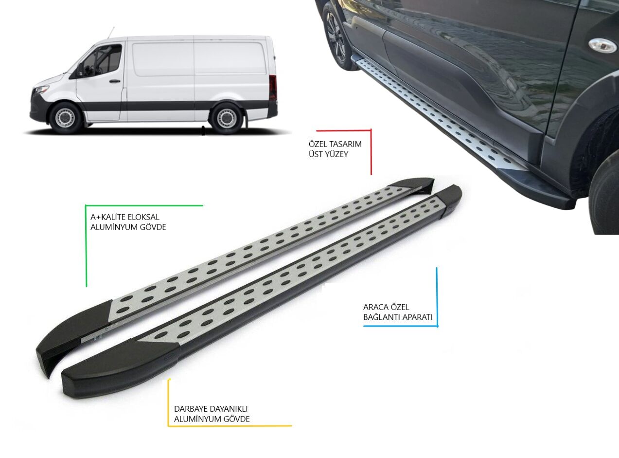 SPRİNTER KISA ŞASE NOKTALI YAN BASAMAK 2019 2020 2021 2022 2023 2024 2025 2026 2027