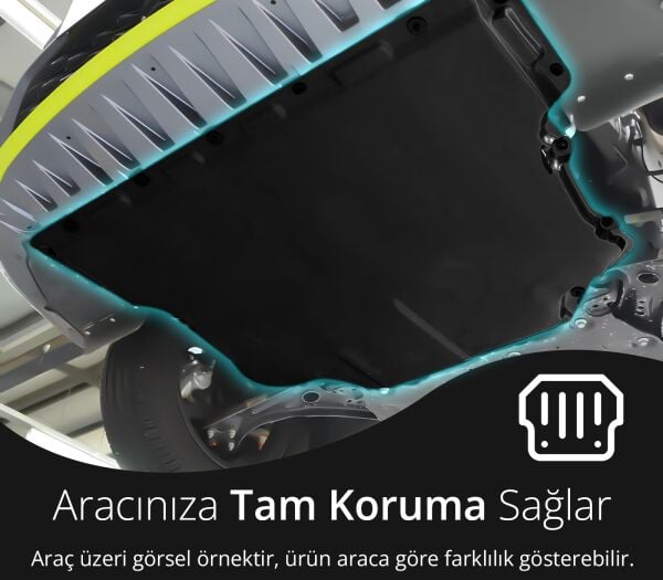 Peugeot 208 Çelik Karter Muhafaza Koruma 2019 2020 2021 2022 2023 2024