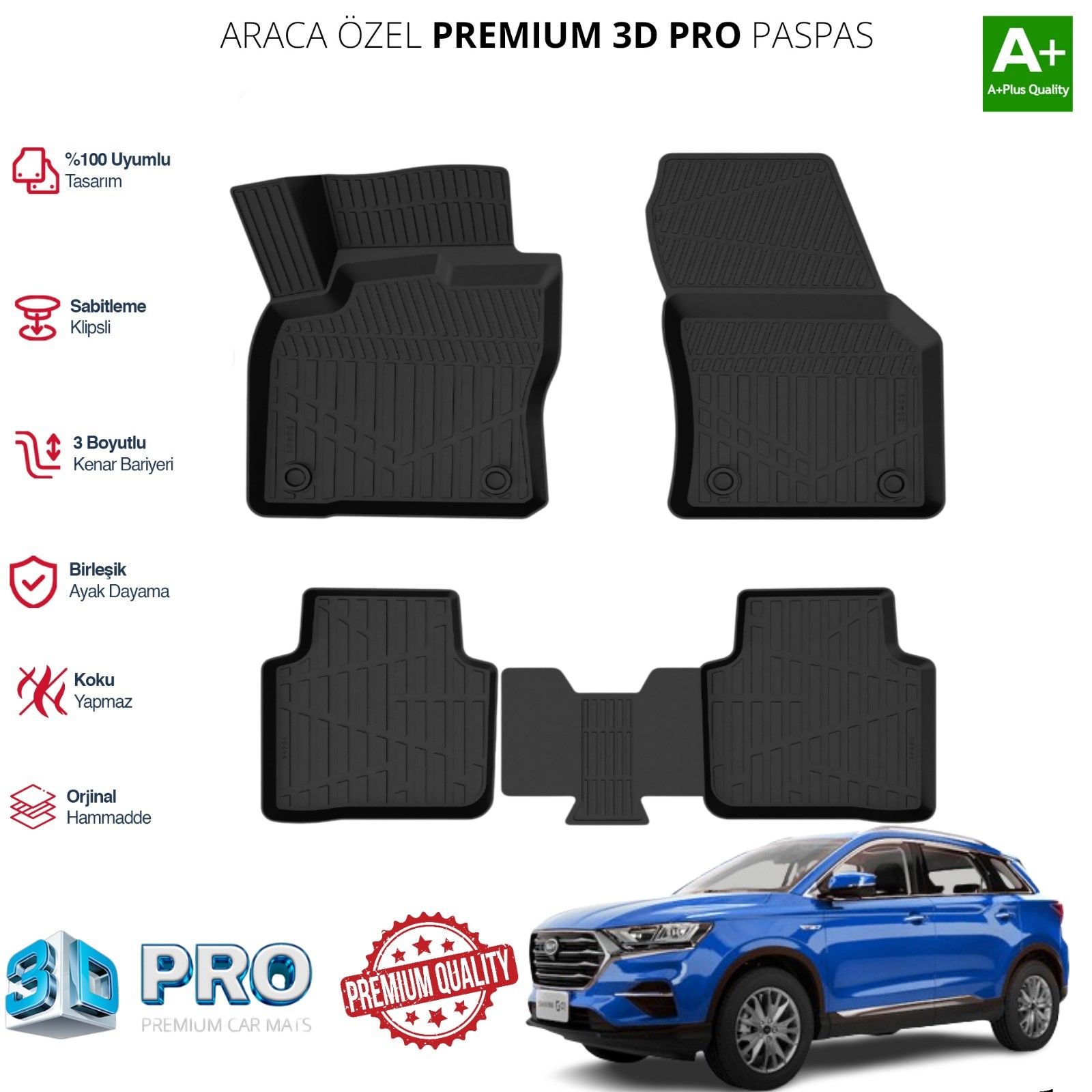 SMW G01 ARACA ÖZEL 3D PASPAS 2023 2024 2025 2026