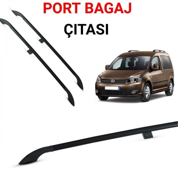 CADDY UZUN ŞASE SİYAH PORTBAGAJ TAVAN ÇİTASI 2011 2012 2013 2014 2015 2016 2017 2018 2019 2020