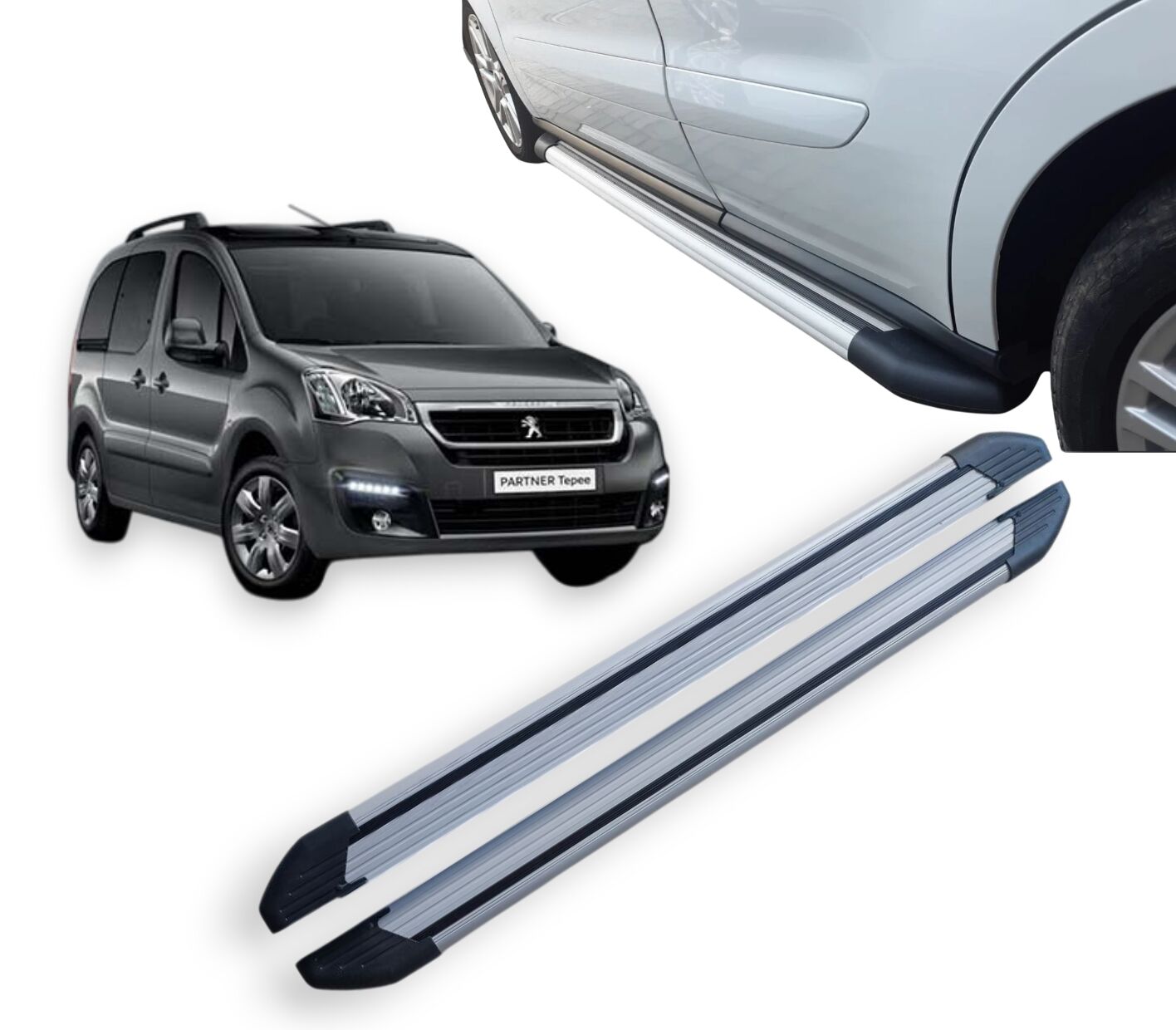 PEUGEOT PARTNER / 2015 - 2018 / YAN BASAMAK // YAN KORUMA 195 CM NVBY1